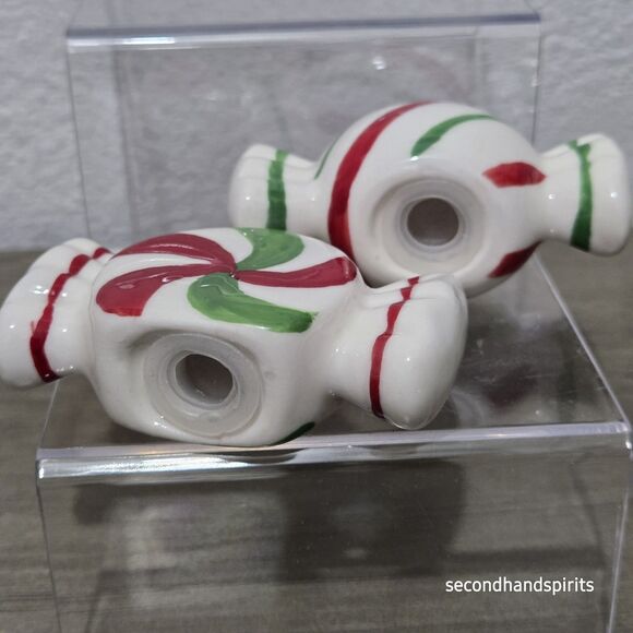 Cracker Barrel Christmas Candy Salt & Pepper Shaker Set  New - Picture 4 of 4